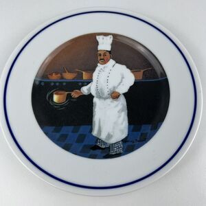 CHEF SERIES Salad Dessert Plate Williams Sonoma Guy Buffet “Jean-Claude”